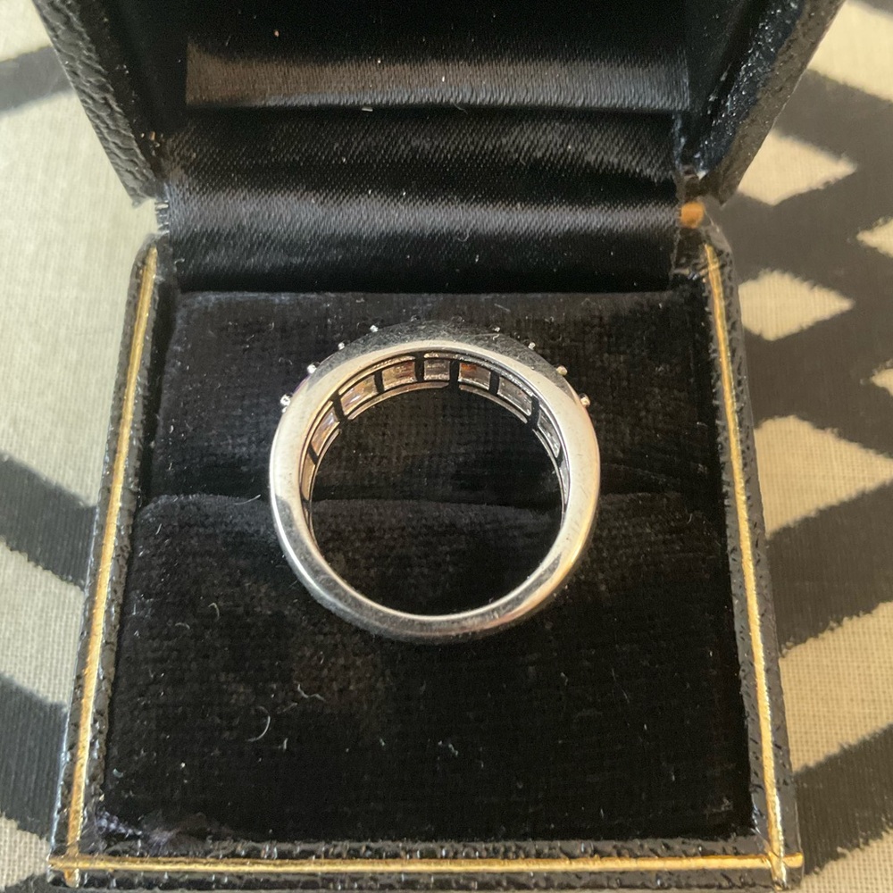 Rainbow Gemstone Band Ring - Picture 3 of 7